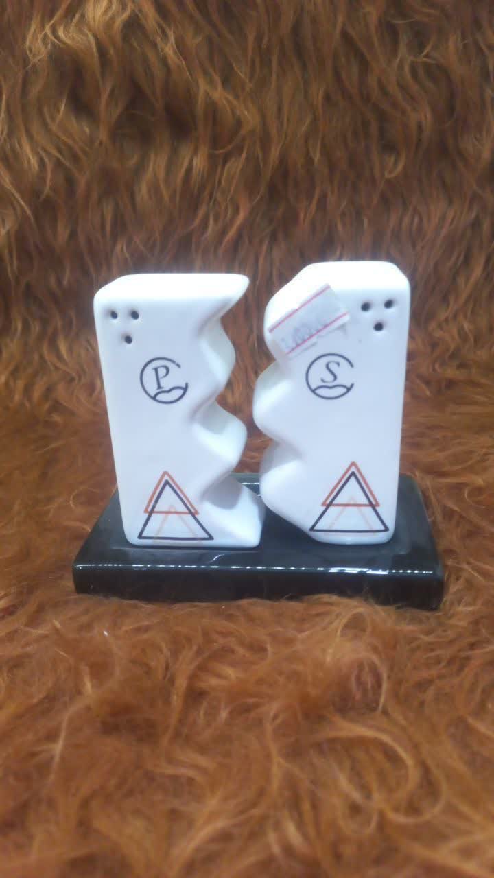 نمكدان سراميكي طرح پازل